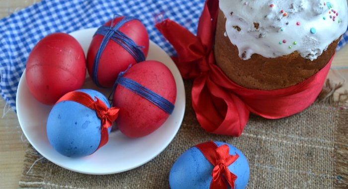 Красивые пасхальные яйца