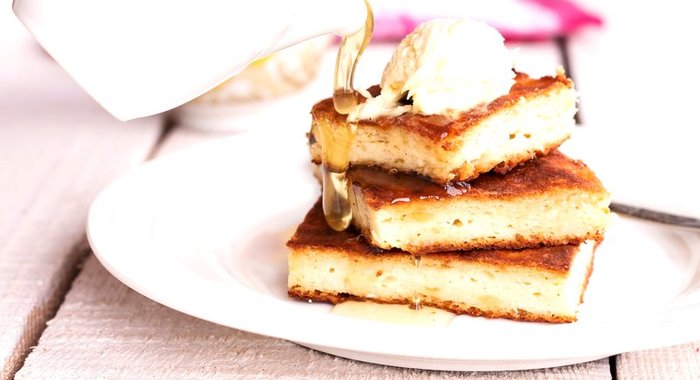 Сладкая творожная запеканка