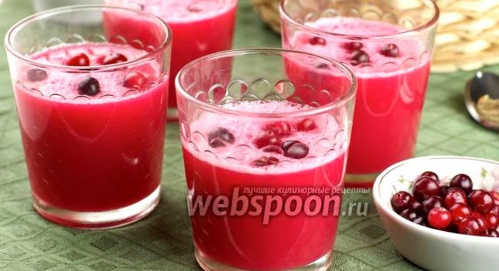 Клюквенный мусс