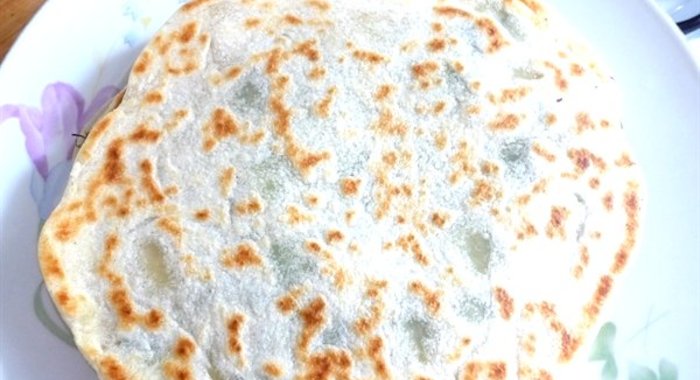 Постные лепешки с зеленью