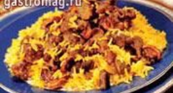 Плов с гусем