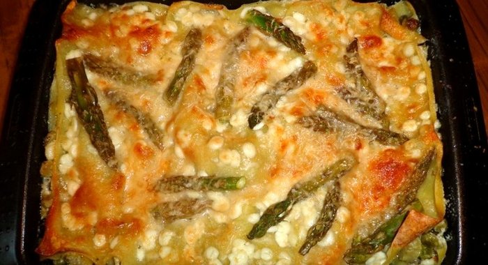 Почти вегетарианская лазанья