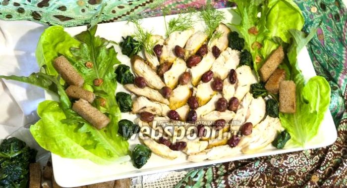 Жаркое из куриной грудки с кизилом