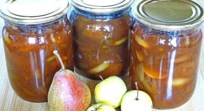 Джем из яблок и груш
