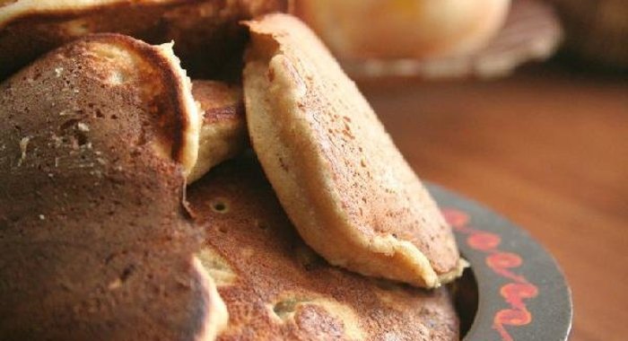 Гречнево-банановые оладьи