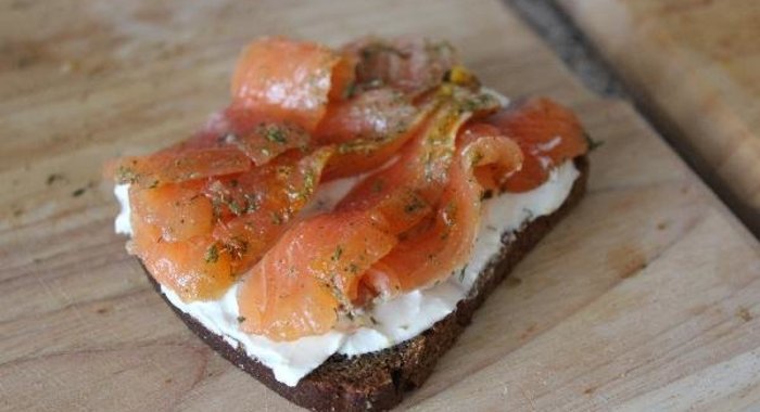 Форель слабой соли