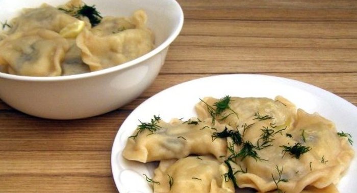 Вареники на молоке с картошкой