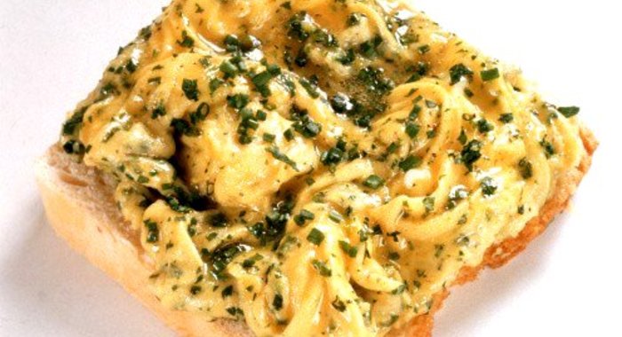 Бутерброд с яичным паштетом