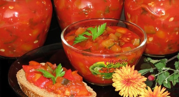 Лечо из цукини