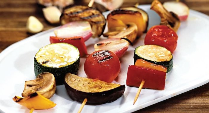 Овощные шашлыки