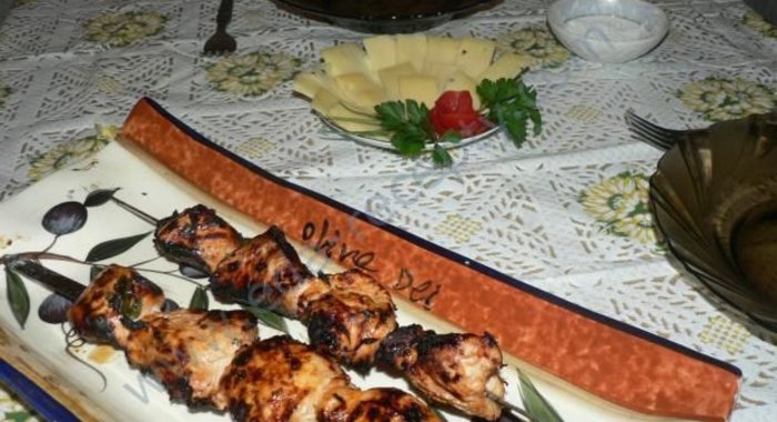 Вкусный шашлык из курицы