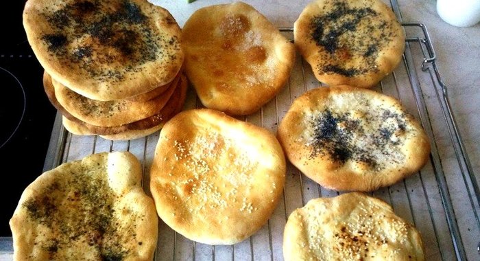 Лепешки наан