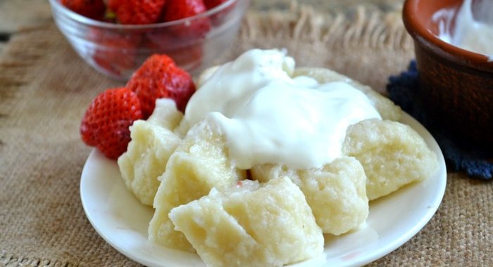 Ленивые вареники с творогом