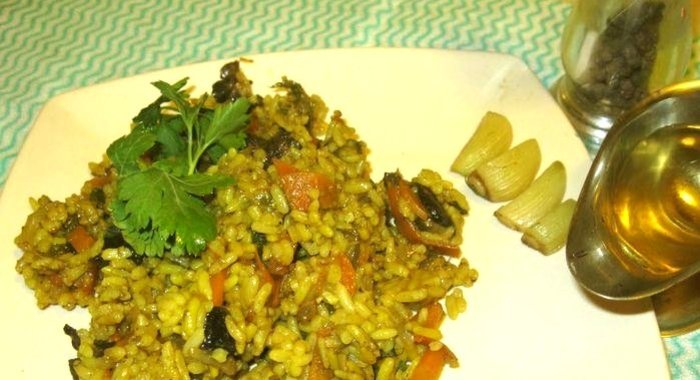 Грибной плов