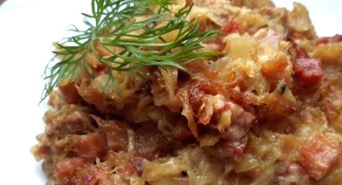 Солянка с квашеной капустой