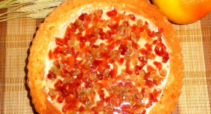 Торт с шоколадно-заварным кремом