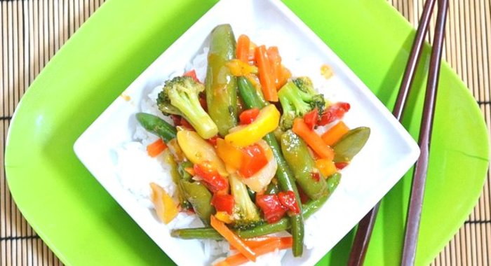 Овощи в кисло-сладком соусе