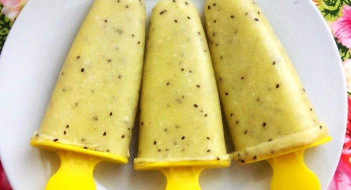 Веганское мороженое с киви