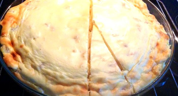 Творожное суфле с бананом