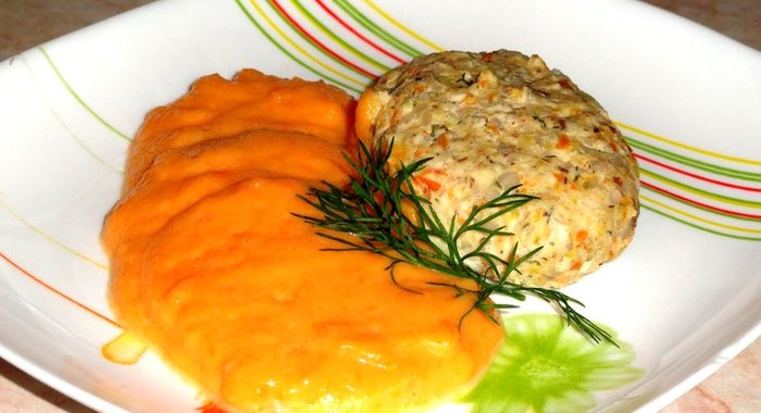 Куриные котлеты с гречкой