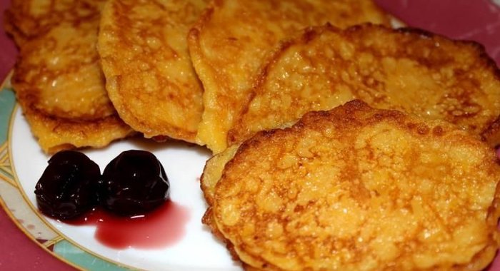 Оладьи из тыквы