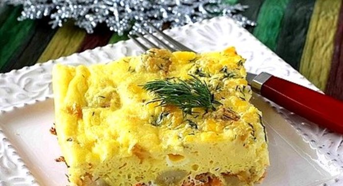 Рыбная запеканка с картофелем