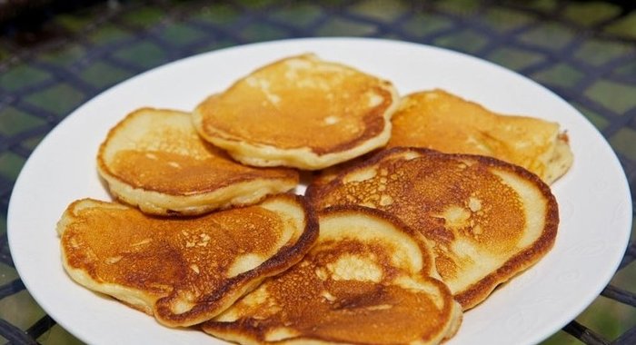 Оладьи на молоке