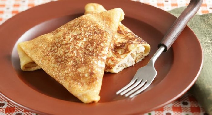 Блинчики с языком