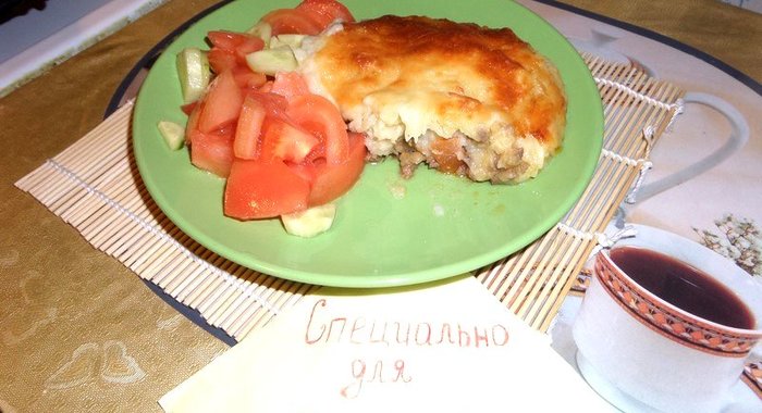 Запеканка Нежность под пармезаном