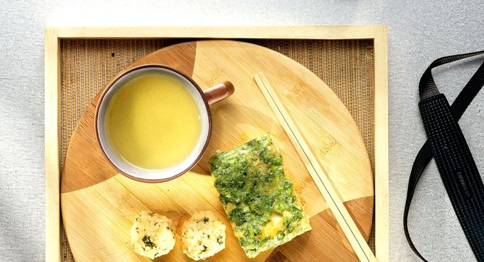 Зеленый омлет