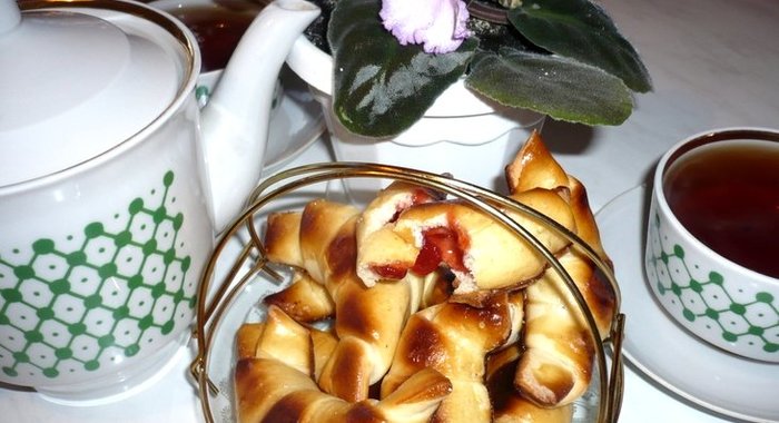 Круассаны с джемом