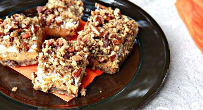 Тыквенно-сливочные пирожные