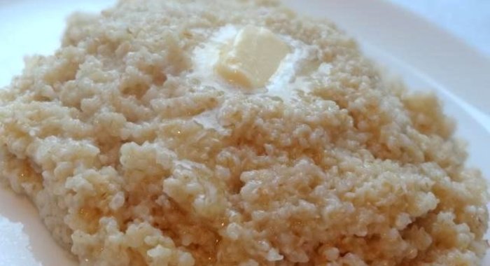 Пшеничная каша с маслом