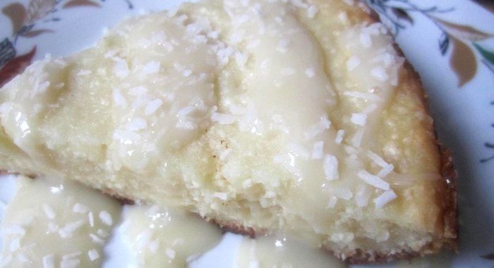 Творожная запеканка с кокосовой стружкой