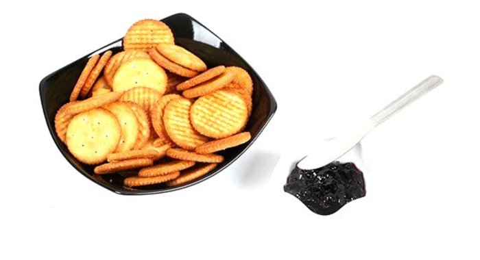 Сахарные крекеры с имбирными цукатами