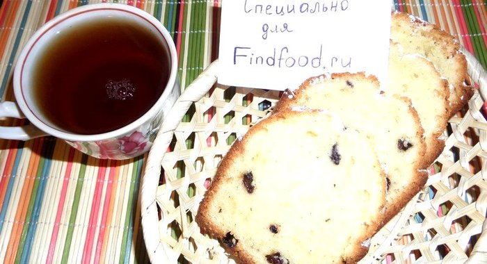 Кекс с изюмом