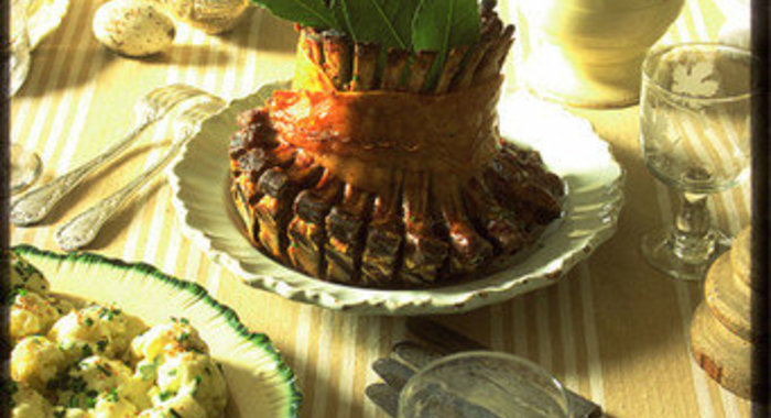 Пасхальное каре ягнёнка