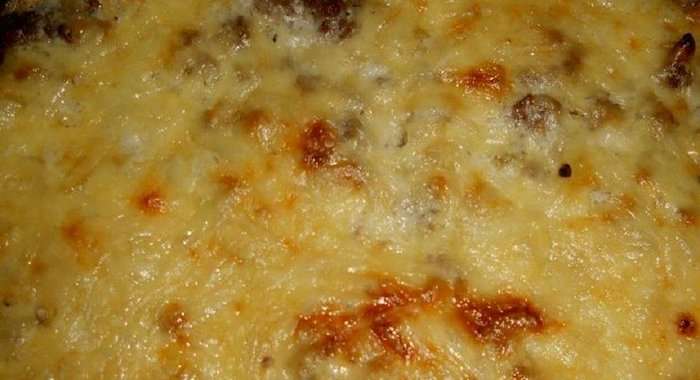 Запеканка из макарон с фаршем