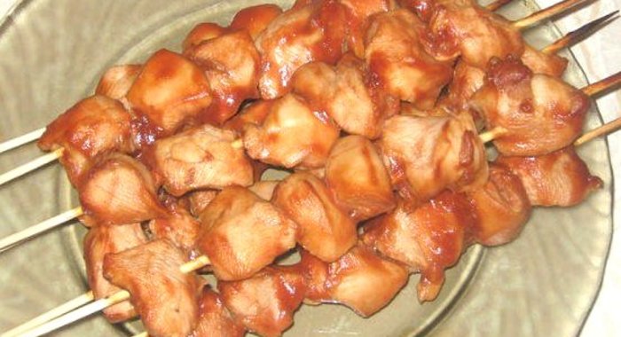 Куриный шашлык в духовке