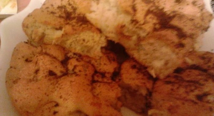 Пышная шарлотка за 10 минут