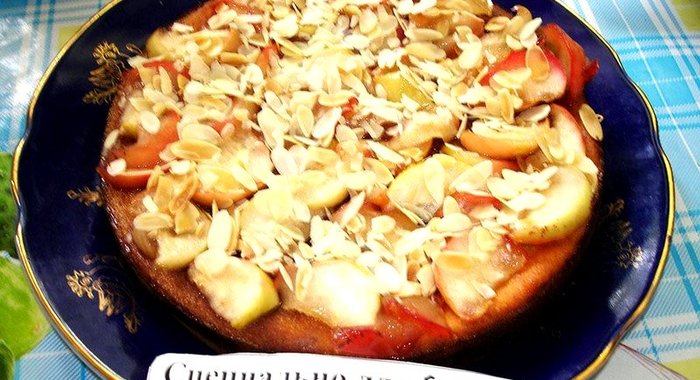 Яблочно-творожная запеканка