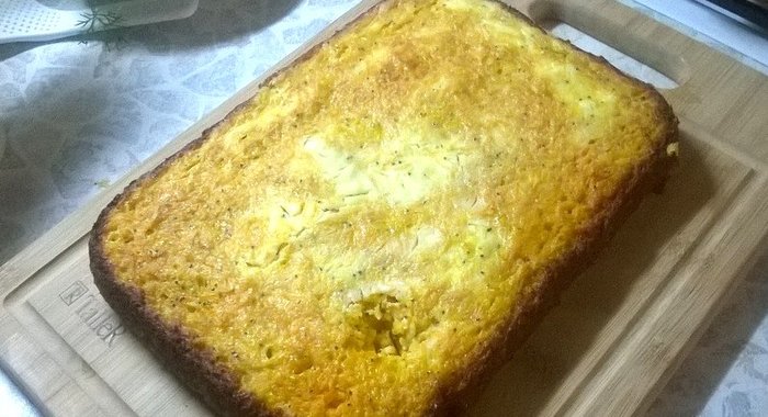 Морковная запеканка с маком