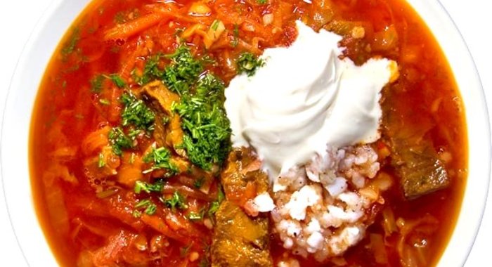 Щи с болгарским перцем