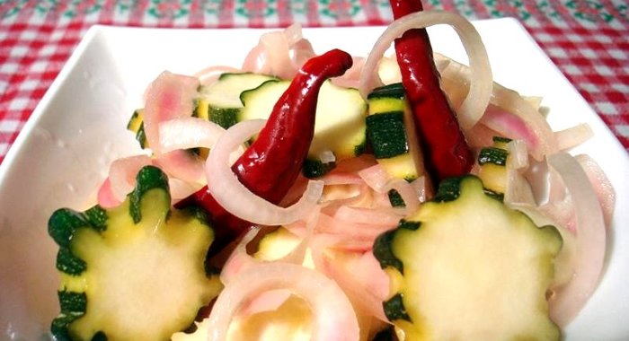Цуккини в маринаде