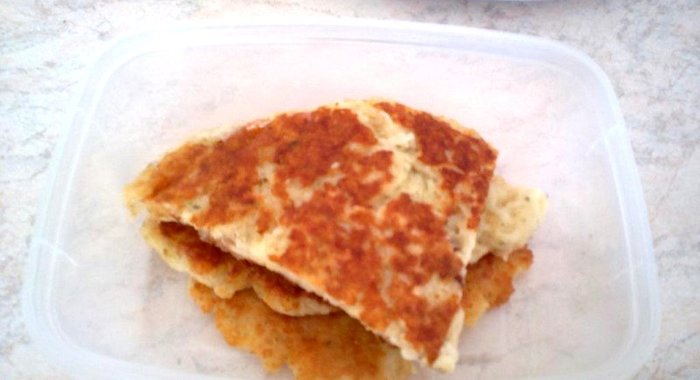 Вегетарианская сырная лепешка