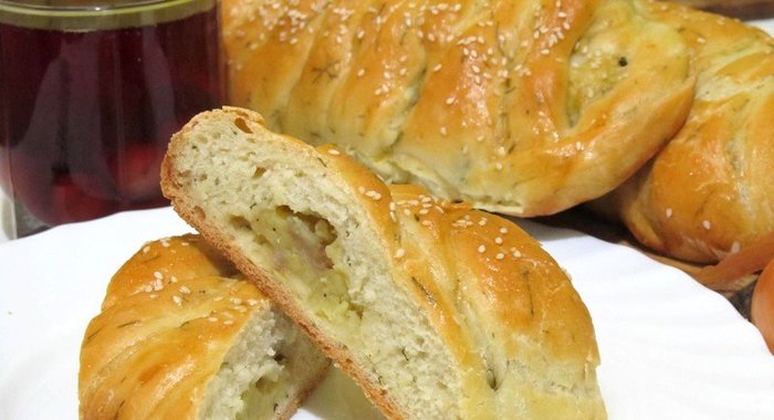 Рулет с картофелем