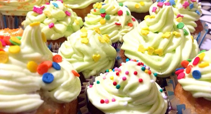Капкейки с масляным кремом