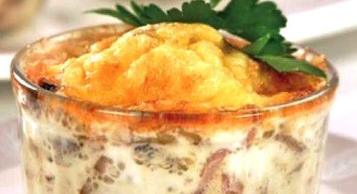 Грибное рагу со сливками