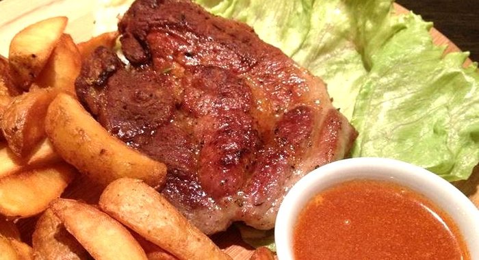 Стейк из свиной шейки