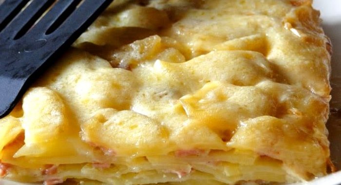 Картофельная лазанья